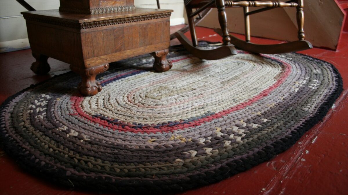 Woven Sock Rug - Great Depression