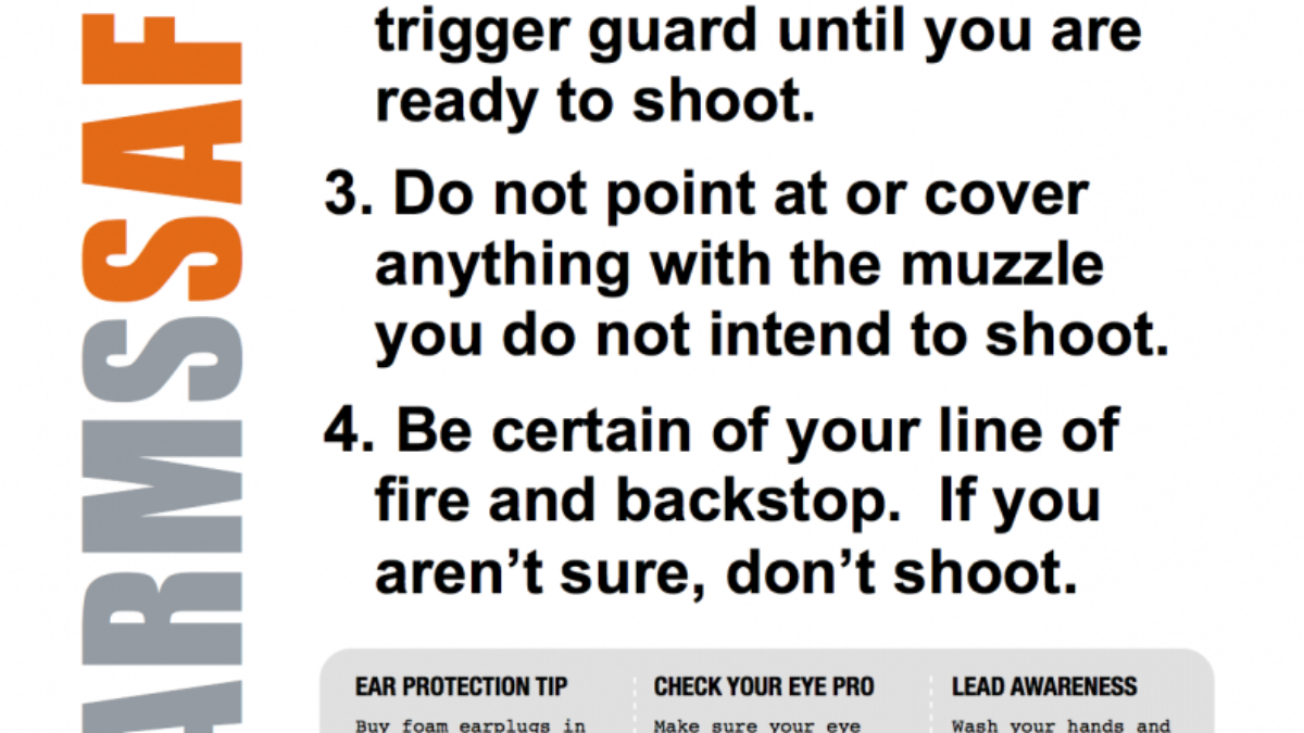 Print & Post Firearm Safety Rules