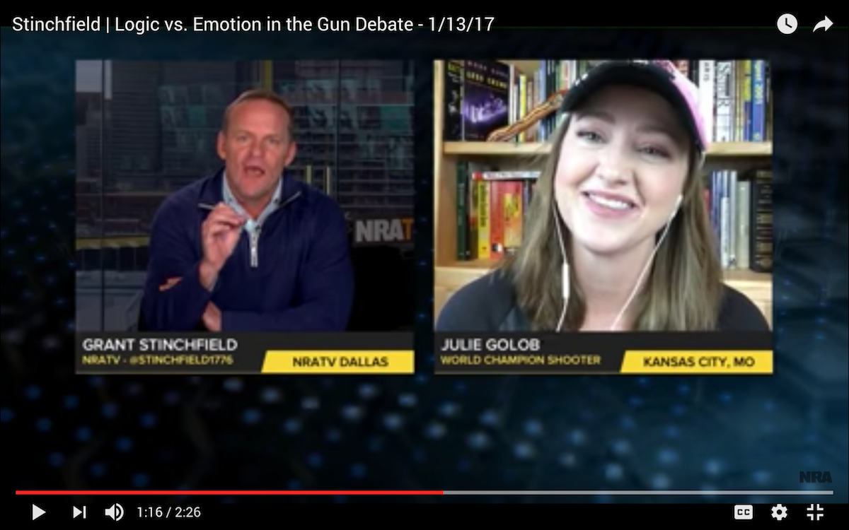 Julie Golob on NRA.TV LIVE Talking SHOT Show and Gun Rights – Julie Golob