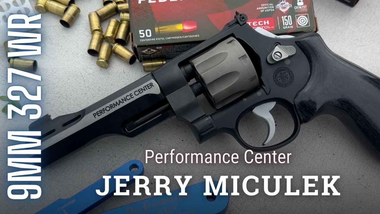 S&W Model 327 WR Jerry Miculek World Record Plates 9mm Revolver with Julie Golob